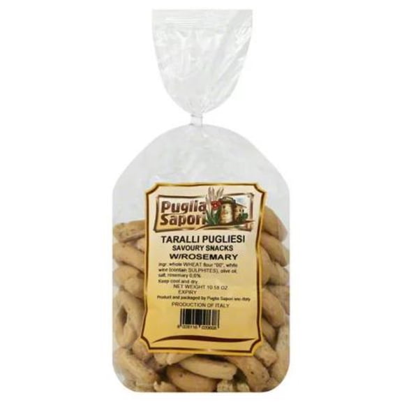 Puglia Sapori Taralli Rosemary 10.58 Oz