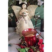 Taraluna - Fair Trade, Organic, Green & Ethical Gifts Heavenly Abaca Angel Ornament, Decoration or Tree Topper
