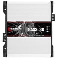 thumbnail image 1 of Taramps BASS 3k 1 Ohm 3000 Watts  1 Channel RMS Class D Car Audio Amplifier, 1 of 9