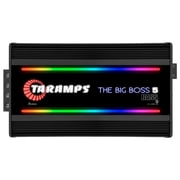 Taramps The Big Boss 5 Bass Black Monoblock RGB Effects 0.52 Ohms 5000 Watts Rms Multi-Impedance Digital Amplifier Car Audio System, LED Monitor Indicator, Class D, Crossover, 5k amp, Great for Subs