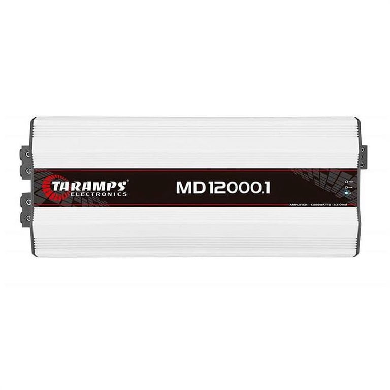 Taramps MD 12000.1 Class D Mono Amplifier, 0.5 Ohm, 12000 Watt