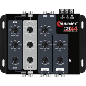 Taramps Crx4 Electronic 4 Way Crossover RCA Channels 8 Volts RMS Car Audio Processor Stereo Equalizer