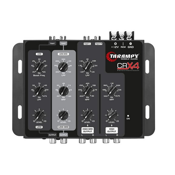 Taramps Compact CRX4 4 Way Crossover Car Audio Speaker Driver Control System