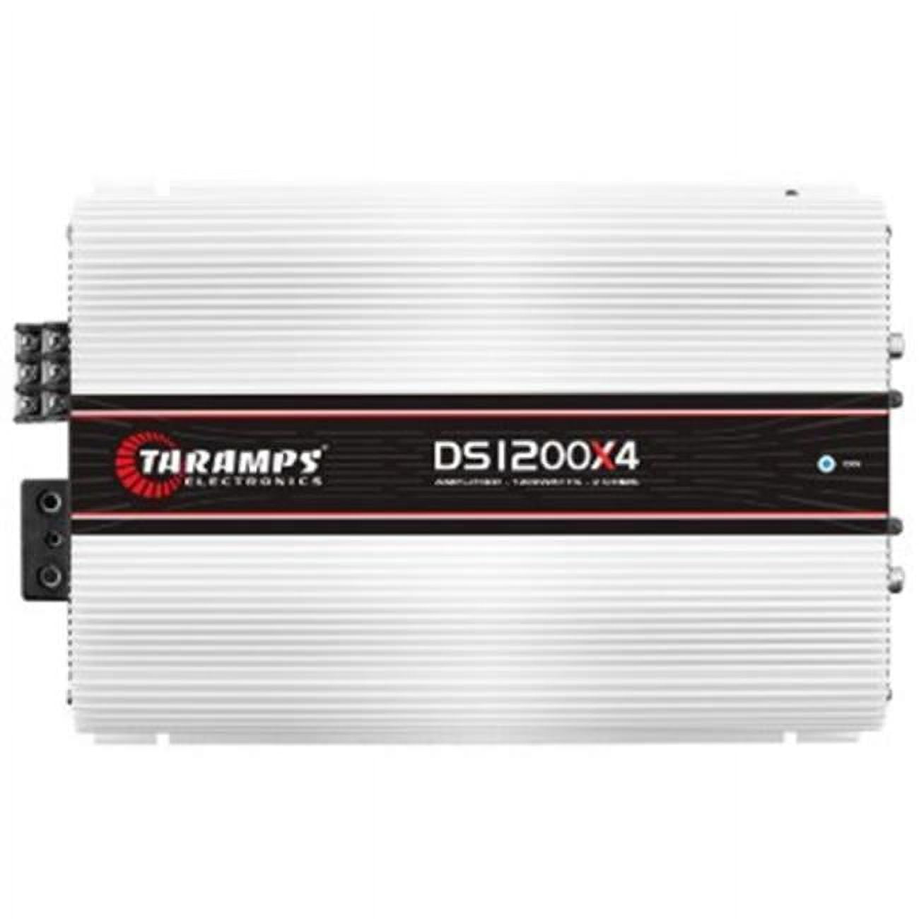 Taramps DS 1200X4 1200Watt 2 Ohms 4Channel Car Audio Amplifier with