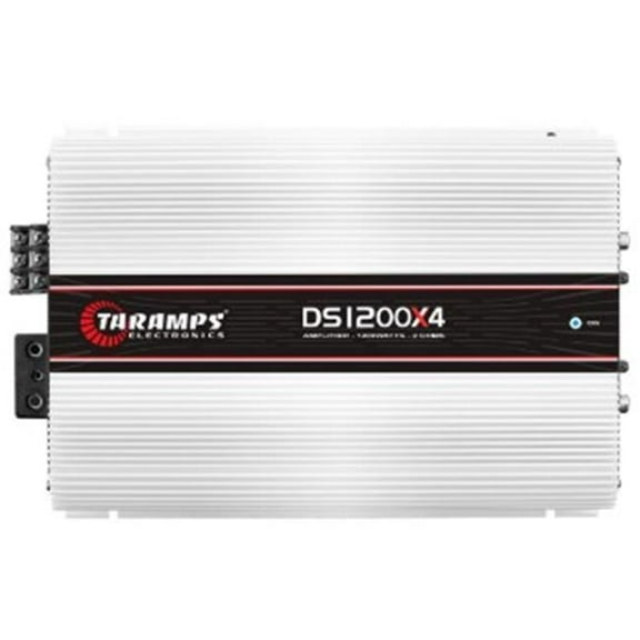Taramps DS 1200X4 Class D 1200 Watt RMS and 2 Ohms Car Audio 4 Channel Amplifier
