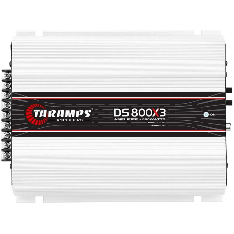 Taramps DS 800x3 Amplifier 1-ohm 800W RMS 3-Channels - Walmart.com