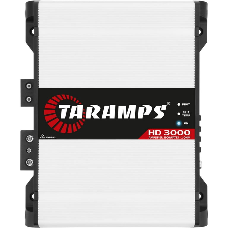 Taramps, HD 3000 Monoblock Amplifier, 3000 Watts RMS, White