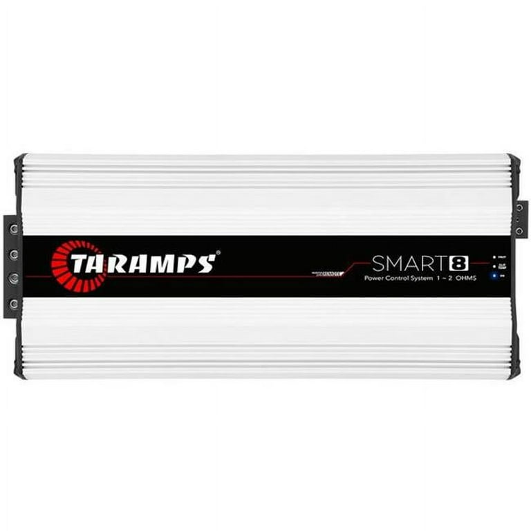 Taramps SMART 8 MONO 1-CH Monoblock 8000W RMS 1-2 Ohms Class-D Car 