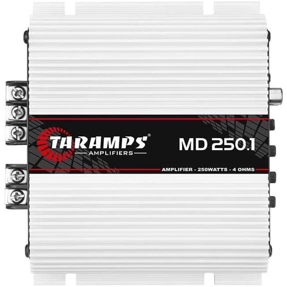 Taramps TA752246 250W 4 OHM Mono Block Full Range Vehicle Audio Amplifier, Multicolor, 1.32 lbs