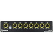 Taramps TEQ 7 Stereo 7-Band Graphic Equalizer RCA Input 2 Channels HPF and LPF Filters Mute Function Car Audio Mixer Equalizer EQ, Best Control for Car, Boat, Motorcycle - TEQ7 Yellow