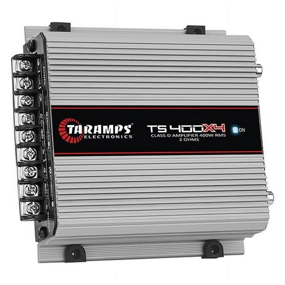 Taramps TS 400x4 4-Channel 400W RMS Vehicle Audio Amplifier, 1.46 lbs