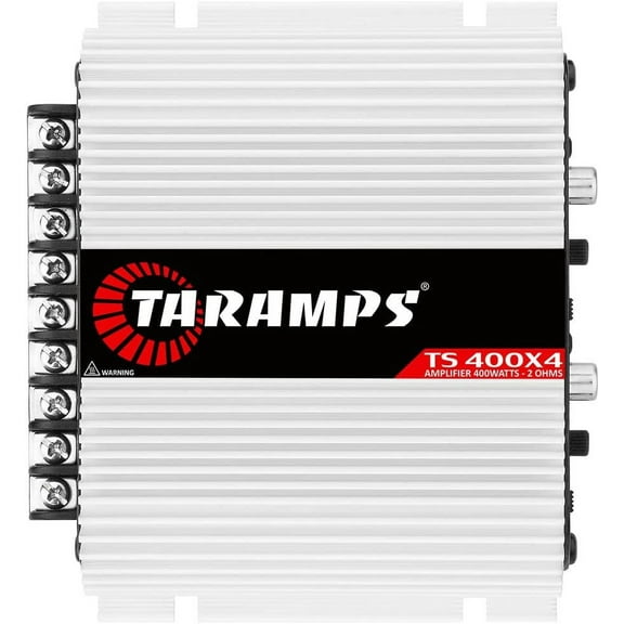 Taramps TS 400x4 with Automatic High Level Input 400 watts RMS 4 Channels Full Range Car Audio Amplifier RCA Input Class D