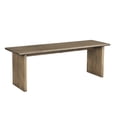 thumbnail image 1 of Taran Designs 55" Solid Wood Modern Dining/Kitchen Bench in Brown, 1 of 4