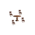 thumbnail image 1 of Taran Designs Adrien 5-piece Solid Wood Dining Set, 1 of 9