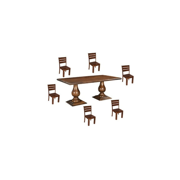 Taran Designs Adrien 7-piece Solid Wood Dining Set