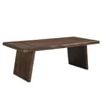 thumbnail image 1 of Taran Designs Bristol 86" Live Edge Solid Wood Dining Table in Dark Brown, 1 of 6