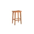 thumbnail image 1 of Taran Designs Harper Solid Wood Bar Stool in Brown, 1 of 5