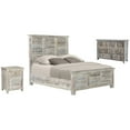 thumbnail image 1 of Taran Designs Hayden 3-piece Solid Wood Bedroom Set in White Multicolor, 1 of 6