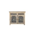 thumbnail image 1 of Taran Designs Isabella 2-drawer 2-door Solid Wood Sideboard in Beige/Black, 1 of 7