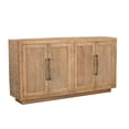 thumbnail image 1 of Taran Designs Lark 4-door Carved Solid Wood Sideboard in Beige, 1 of 6