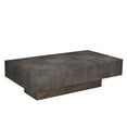 thumbnail image 1 of Taran Designs Maria Solid Wood Coffee Table in Dark Gray, 1 of 6