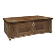 thumbnail image 1 of Taran Designs Solid Wood Coffee Table with Storage in Brown, 1 of 6