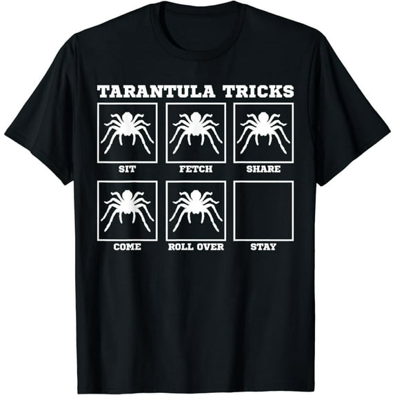 Tarantula Tricks Hairy Spiders ntomophile Entomologist T-Shirt