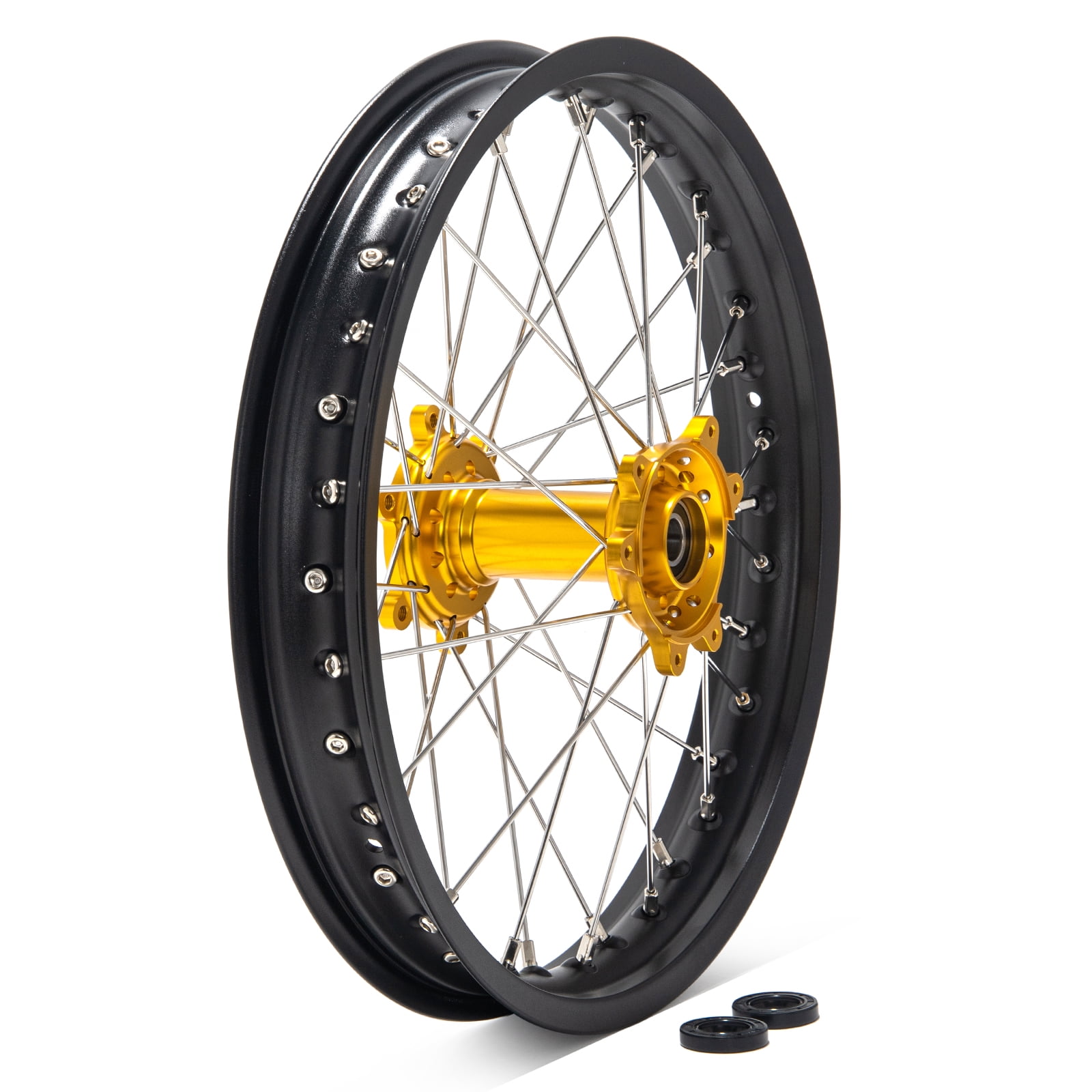 Roue Avant Moulée 18x3.5 Pour Harley Davidson Touring 1984-2008 - Aluminium Fat Spoke 36 Rayons