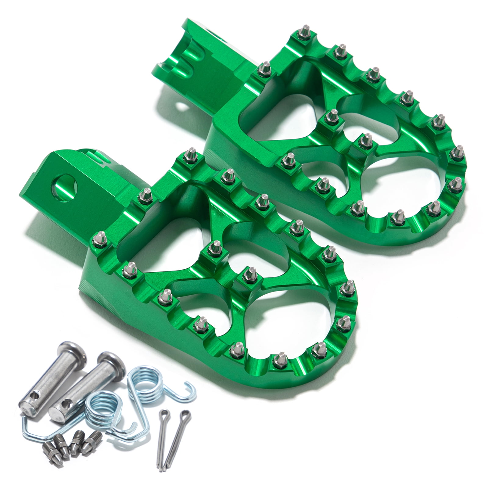 Tarazon Billet Foot Pegs Footpegs For Yamaha PW50 PW80 TTR90/E TW200 For Kawasaki KLX110