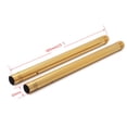 thumbnail image 1 of Tarazon Chrome Gold 43mm Fork Tubes for Harley FXFBS Fat Bo 18-23 FXLRS FXLRST Low Rider, 1 of 5