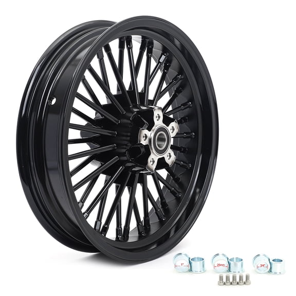Tarazon Fat Spoke 17"x3.5 Front Wheel Rim for Harley Softail Heritage FLSTC Fatboy FLSTF