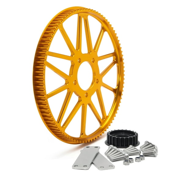 Tarazon Front Rear Belt Gear Drive Pulley Flat Fork for Sur-Ron LB LBX Segway X260 X160