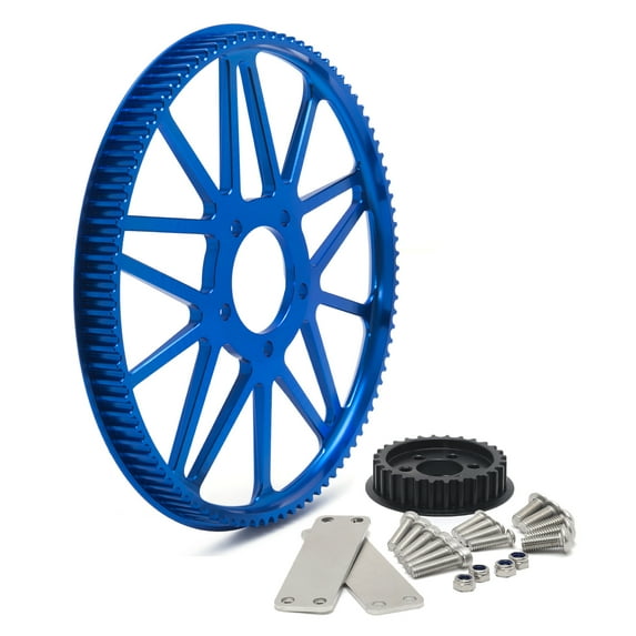 Tarazon Front Rear Drive Gear Belt Pulley Flat Fork Kit for Surron Light Bee X Dirt Bike