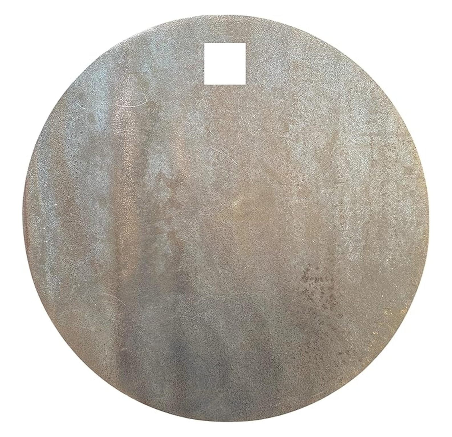 Target 6in. NRA Steel Shooting Target - 3/8" AR500 Rifle & Pistol Metal Plate 1pc - Unpainted