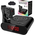 thumbnail image 1 of Target Alarm Clock, Shooting Game Alarm Clock with Large LED Display, 2 Alarm Modes, Custom Recordable Ringtones, 5V Powered, Target Shooting for Bedroom, Office & Living Room. (Black), 1 of 7