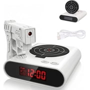 Target Alarm Clock with Gun Shooting Game LED Digital Timer 1PC