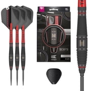 Target Darts 90% Tungsten Steel Tip Swiss Point Darts Set w/ Swiss Points & Tool, 25g, 3 Count