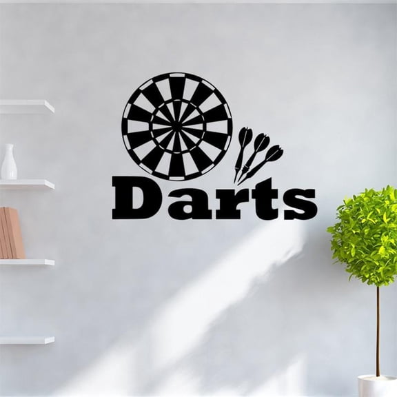 Target Darts Wall Decals Removable Vinyl Wall Stickers Boys Room Nursery Wall Art Poster Vinilos Paredes Murals 30x42cm
