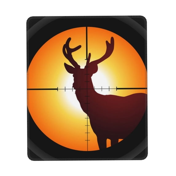 Target Deer Elk Hunting Gaming Mouse Pad 8.3 x 10.3 in Rectangle ...