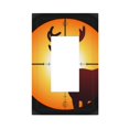 thumbnail image 1 of Target Deer Elk Hunting Light Switch Cover Decorator Single Gang Wall Plate 1-Gang Receptacle Outlet Decor, 1 of 7