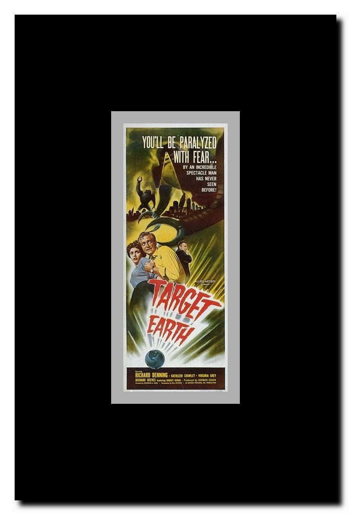 Target Earth Framed Movie Poster