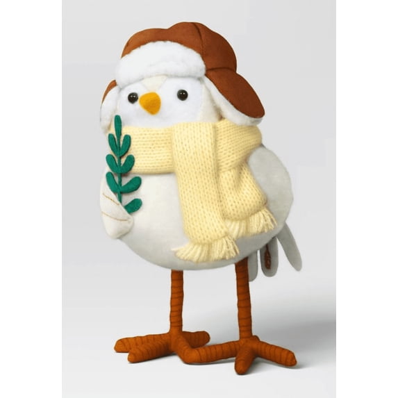 Target Featherly Friends Chip Wearing Yellow Scarf Bird Figurine New with Tag