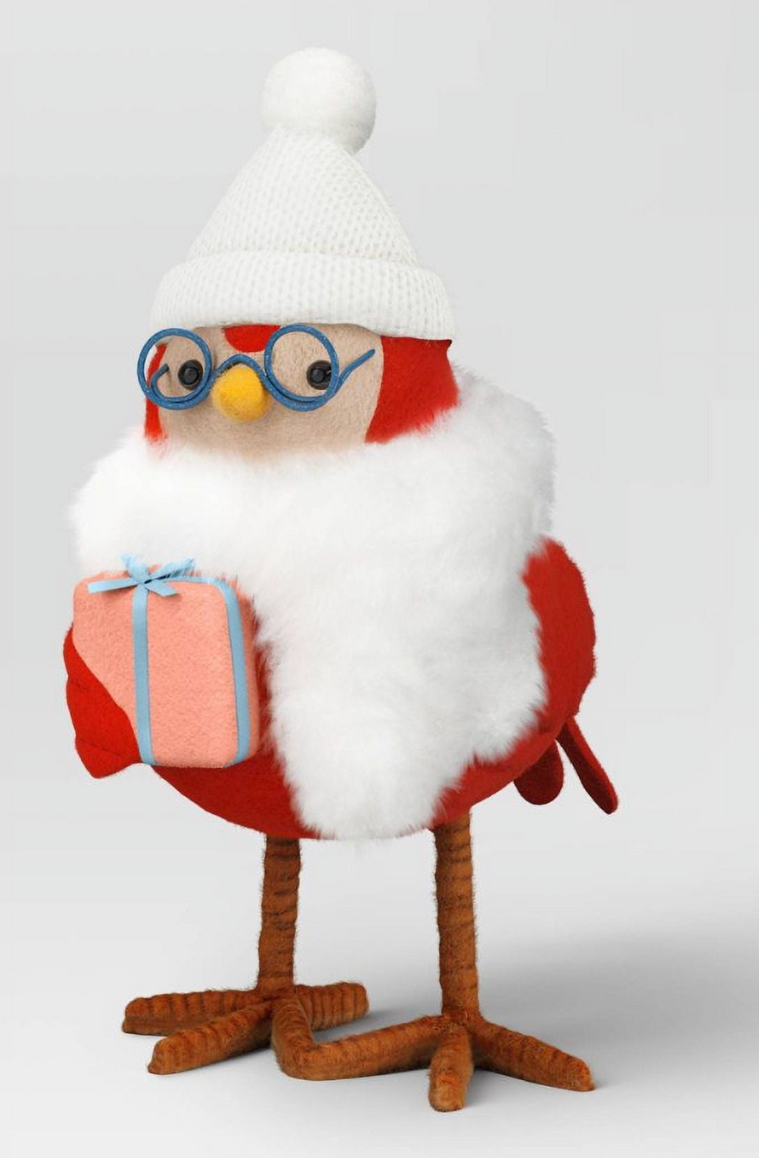 Target Featherly Friends Fabric Bird Christmas Figurine Red