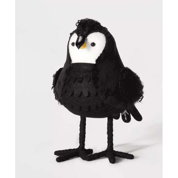 Target Featherly Friends Halloween Midnight Raven Bird Figurine New with Tag