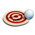 thumbnail image 1 of EyeLine Golf Target Holes - Practice Training Aid for Precision Practice on Green. Indoors/Outdoors. Toss to Create Simple Speed Control Targets. Red and White-Easy to See. Pack - 3. Made in USA, 1 of 3