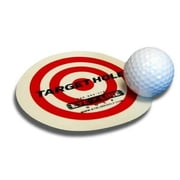 EyeLine Golf Target Holes - Practice Training Aid for Precision Practice on Green. Indoors/Outdoors. Toss to Create Simple Speed Control Targets. Red and White-Easy to See. Pack - 3. Made in USA