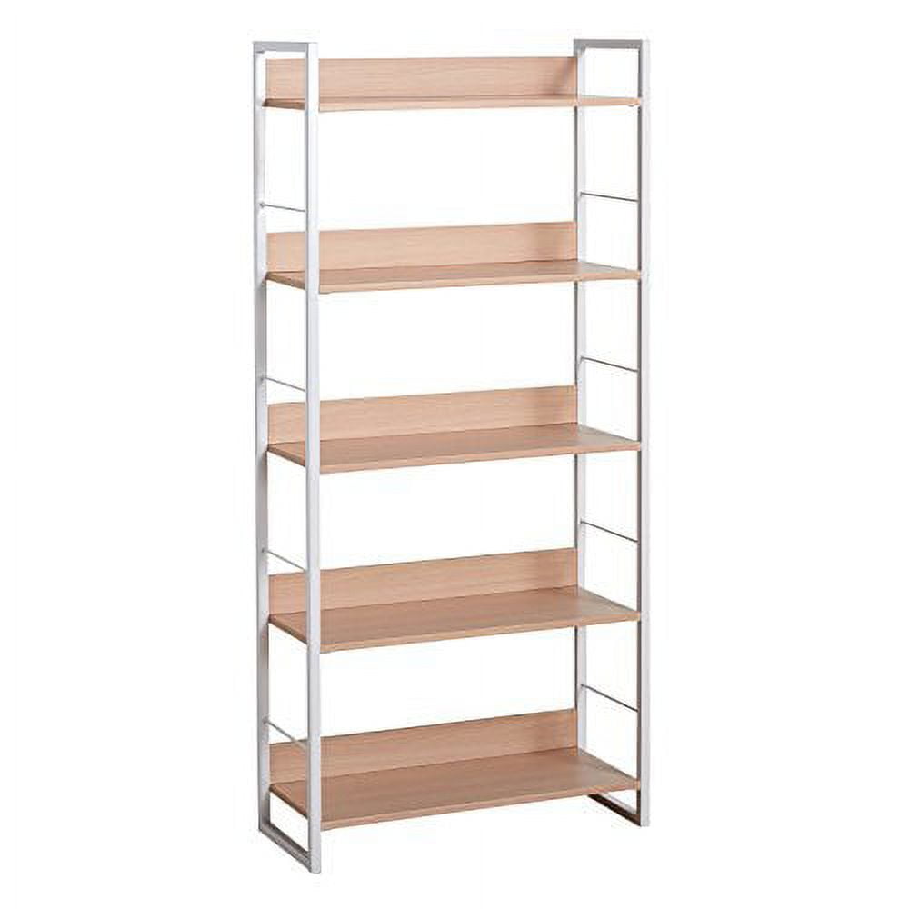 Target Marketing Systems Two Toned Eleanor Bookcase with 5 Shelves
