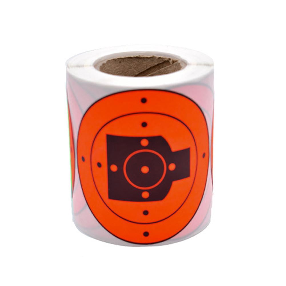 Target Slipped Sticker BB Gun Shooting Accessories 3-Inch Self-Adhesive Shooting Target ...