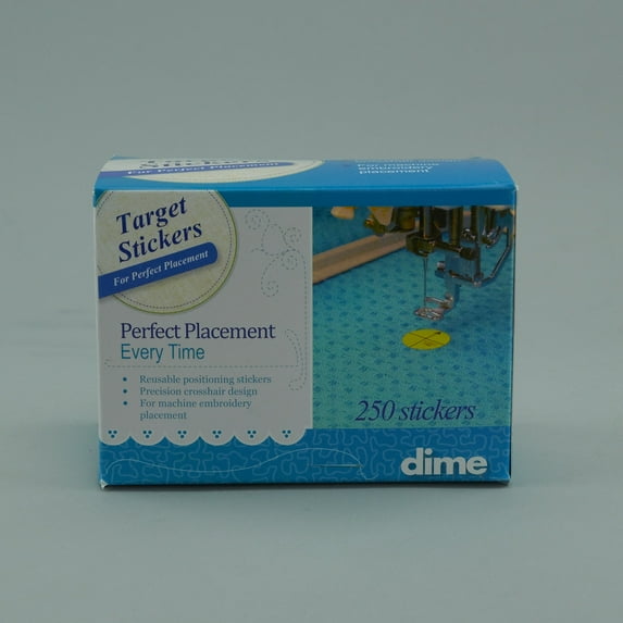 Target Stickers - Machine Embroidery Design Placement Reusable Stickers