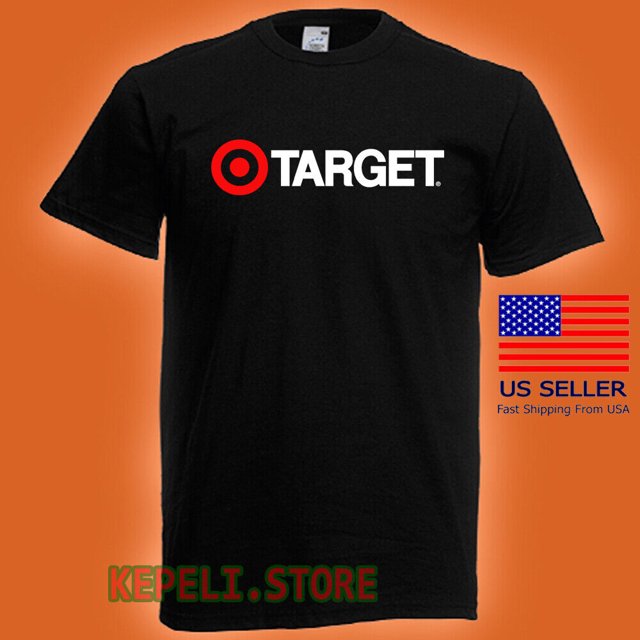 Target Store Men's Black Tshirt Size S to 5XL